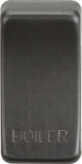 Knightsbridge GDBOILSB Switch cover "marked BOILER" - Smoked Bronze Knightsbridge Grid Knightsbridge - Sparks Warehouse