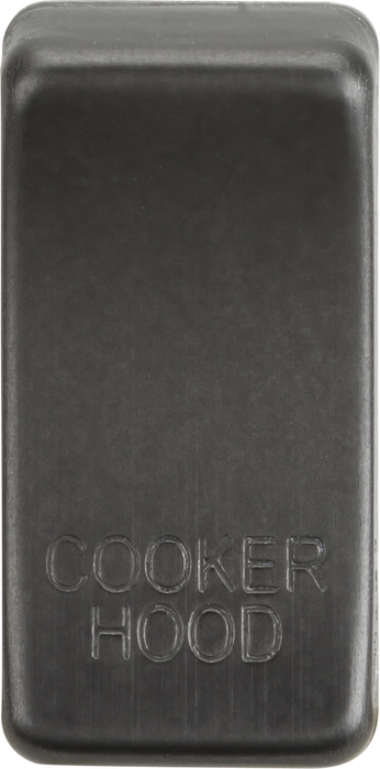 Knightsbridge GDCOOKSB Switch cover "marked COOKER HOOD" - Smoked Bronze Knightsbridge Grid Knightsbridge - Sparks Warehouse