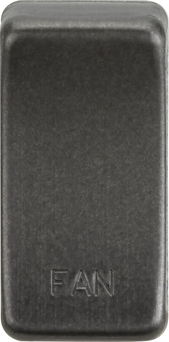 Knightsbridge GDFANSB Switch cover "marked FAN" - smoked bronze ML Knightsbridge - Sparks Warehouse