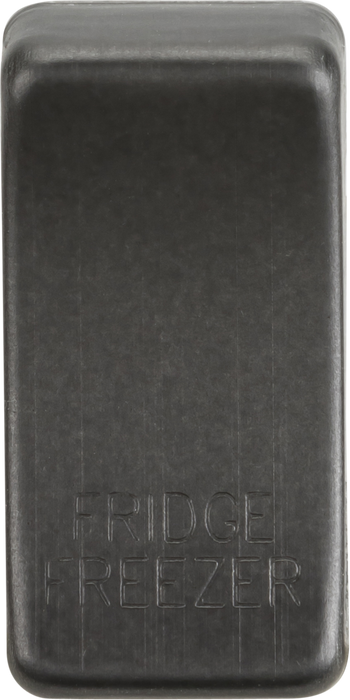 Knightsbridge GDFRIDSB Switch cover "marked FRIDGE FREEZER" - Smoked Bronze Knightsbridge Grid Knightsbridge - Sparks Warehouse