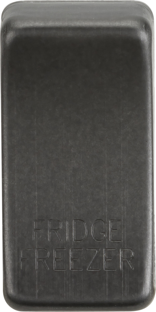 Knightsbridge GDFRIDSB Switch cover "marked FRIDGE FREEZER" - Smoked Bronze Knightsbridge Grid Knightsbridge - Sparks Warehouse