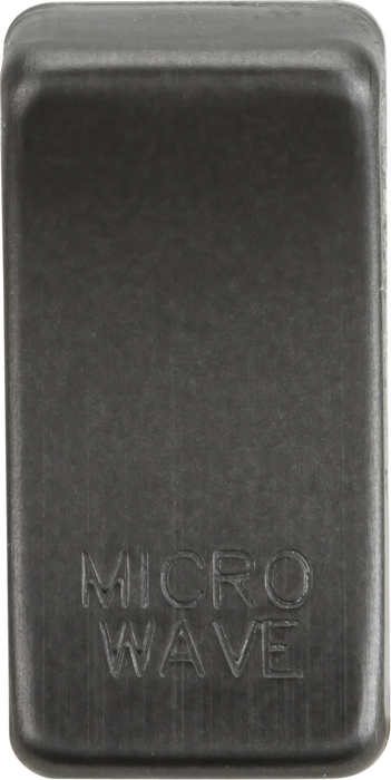 Knightsbridge GDMICROSB Switch cover "marked MICROWAVE" - Smoked Bronze Knightsbridge Grid Knightsbridge - Sparks Warehouse