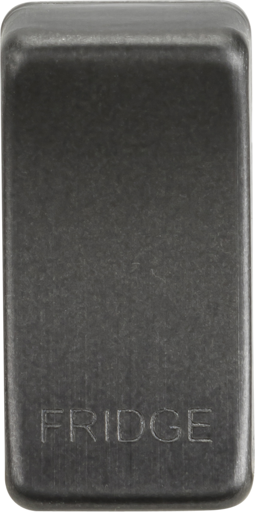 Knightsbridge GDFRIDGESB Switch cover "marked FRIDGE" - Smoked Bronze Knightsbridge Grid Knightsbridge - Sparks Warehouse
