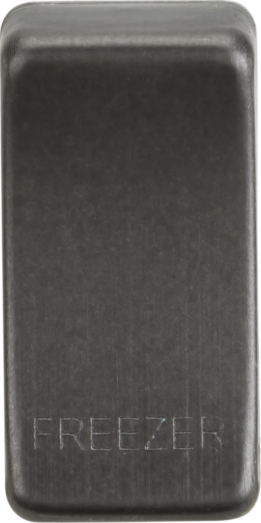 Knightsbridge GDFREEZERSB Switch cover "marked FREEZER" - Smoked Bronze Knightsbridge Grid Knightsbridge - Sparks Warehouse