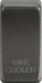 Knightsbridge GDWINESB Switch cover "marked WINE COOLER" - Smoked Bronze Knightsbridge Grid Knightsbridge - Sparks Warehouse