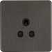 Knightsbridge SF5ASB Screwless 5A Unswitched Socket - Smoked Bronze ML Knightsbridge - Sparks Warehouse