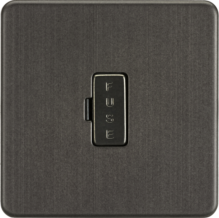 Knightsbridge SF6000SB Screwless 13A Fused Spur Unit - Smoked Bronze  Sparks Warehouse - Sparks Warehouse