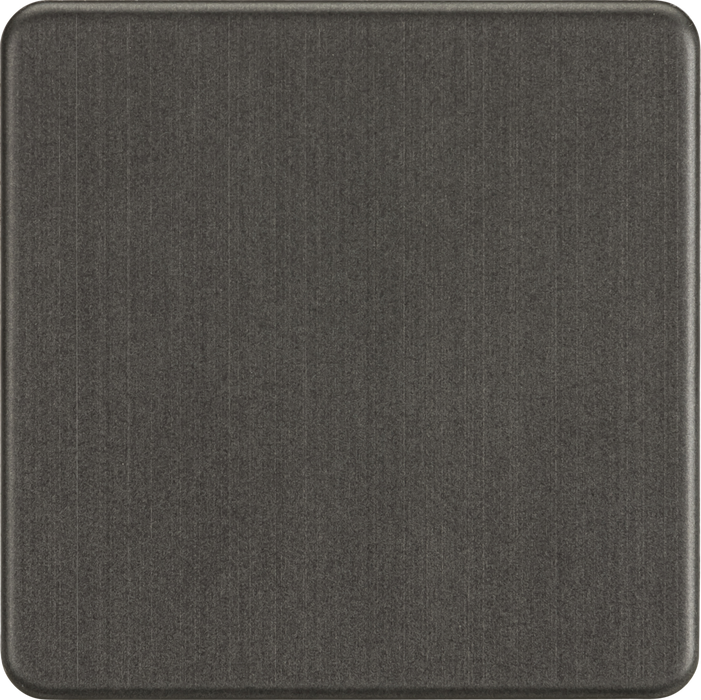 Knightsbridge SF8350SB Screwless 1G Blanking Plate -  Smoked Bronze Knightsbridge Screwless Flat Plate Smoked Bronze Knightsbridge - Sparks Warehouse