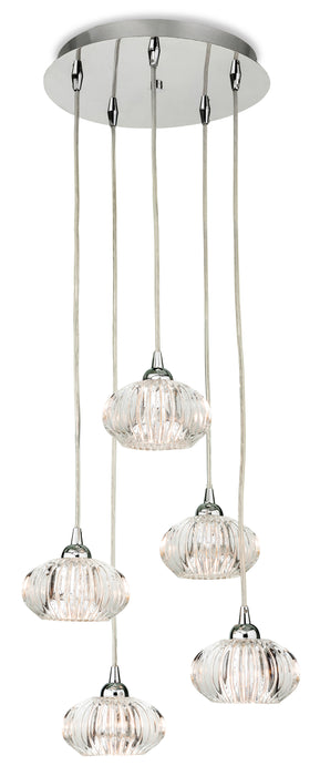 Firstlight 4859CH - Lisbon 5 Light Pendant - Firstlight - Sparks Warehouse