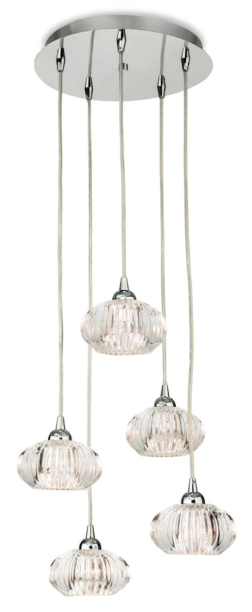 Firstlight 4859CH - Lisbon 5 Light Pendant - Firstlight - Sparks Warehouse