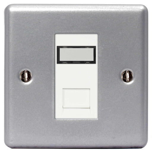 BG MC5RJ451 Metal Clad RJ45 Data Outlet Socket 1G, With IDC Window - BG - sparks-warehouse