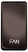 BG Nexus GRFNBN Grid Rocker Labelled  *FAN* Black Nickel - BG - sparks-warehouse