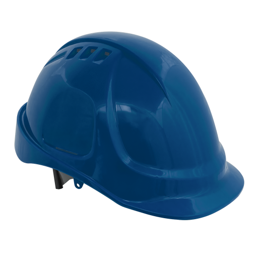 Sealey - 502B Plus Safety Helmet - Vented (Blue) Safety Products Sealey - Sparks Warehouse