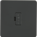 Knightsbridge SF6000AT Screwless 13A Fused Spur Unit - Anthracite Knightsbridge Screwless Flat Plate Anthracite Knightsbridge - Sparks Warehouse