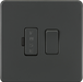 Knightsbridge SF6300AT Screwless 13A Switched Fused Spur Unit - Anthracite Knightsbridge Screwless Flat Plate Anthracite Knightsbridge - Sparks Warehouse