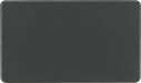 Knightsbridge SF8360AT Screwless 2G Blanking Plate - Anthracite Knightsbridge Screwless Flat Plate Anthracite Knightsbridge - Sparks Warehouse