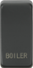 Knightsbridge GDBOILAT Switch cover "marked BOILER" - anthracite Knightsbridge Grid Knightsbridge - Sparks Warehouse
