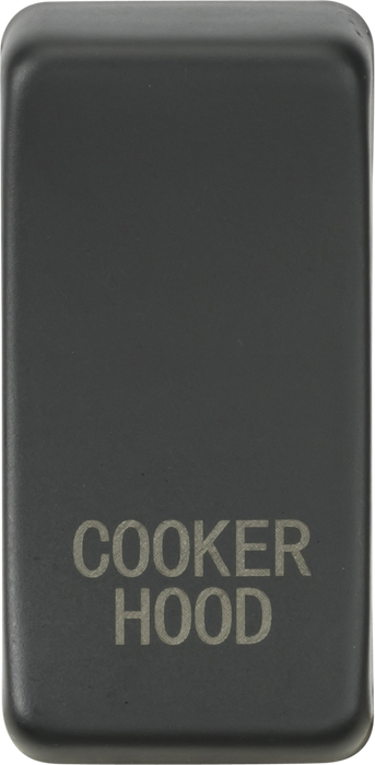Knightsbridge GDCOOKAT Switch cover "marked COOKER HOOD" - anthracite Knightsbridge Grid Knightsbridge - Sparks Warehouse