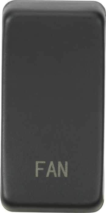 Knightsbridge GDFANAT Switch cover "marked FAN" - anthracite Knightsbridge Grid Knightsbridge - Sparks Warehouse