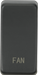 Knightsbridge GDFANAT Switch cover "marked FAN" - anthracite Knightsbridge Grid Knightsbridge - Sparks Warehouse