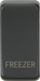 Knightsbridge GDFREEZERAT Switch cover "marked FREEZER" - anthracite Knightsbridge Grid Knightsbridge - Sparks Warehouse