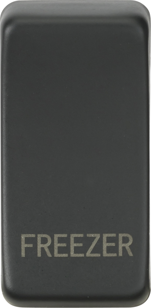 Knightsbridge GDFREEZERAT Switch cover "marked FREEZER" - anthracite Knightsbridge Grid Knightsbridge - Sparks Warehouse