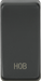 Knightsbridge GDHOBAT Switch cover "marked HOB" - anthracite Knightsbridge Grid Knightsbridge - Sparks Warehouse