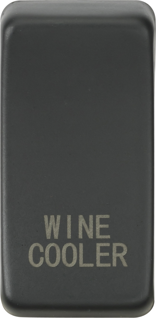 Knightsbridge GDWINEAT Switch cover "marked WINE COOLER" - anthracite Knightsbridge Grid Knightsbridge - Sparks Warehouse