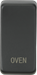 Knightsbridge GDOVENAT Switch cover "marked OVEN" - anthracite Knightsbridge Grid Knightsbridge - Sparks Warehouse