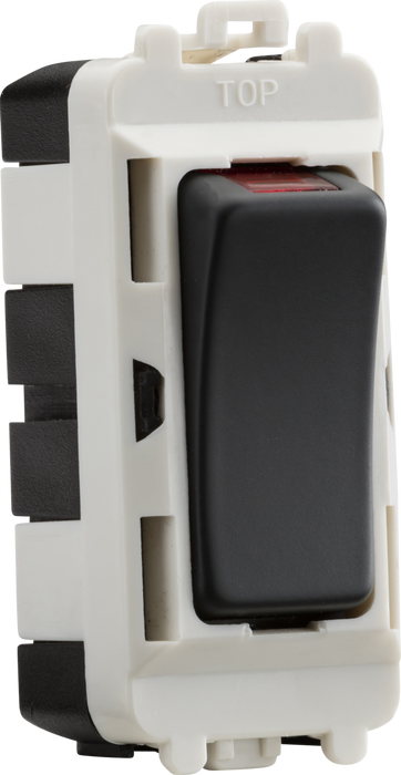 Knightsbridge GDM003AT 20AX DP grid module with LED indicator - anthracite Knightsbridge Grid Knightsbridge - Sparks Warehouse