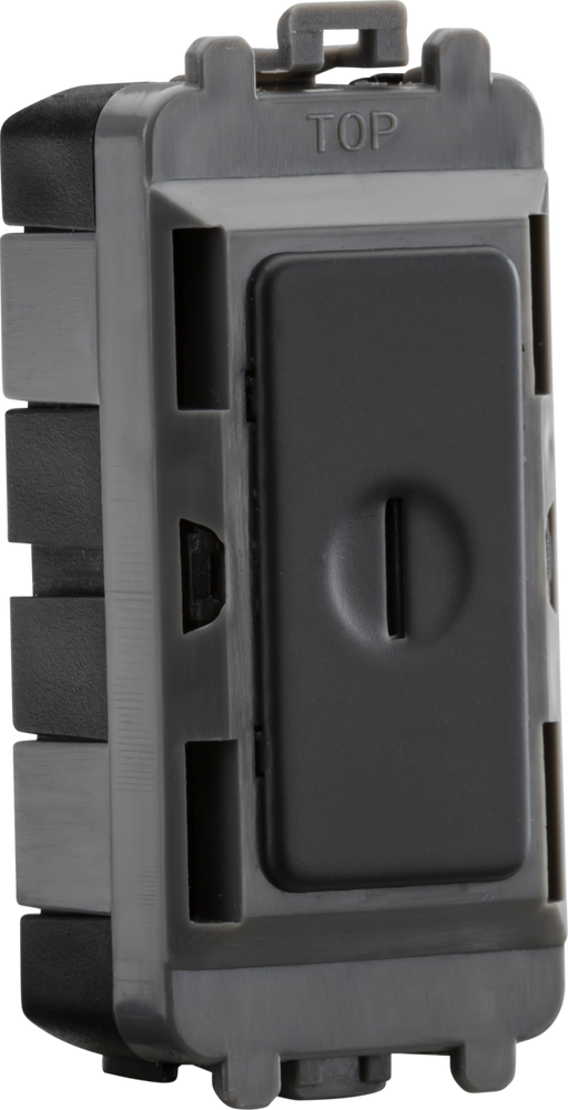 Knightsbridge GDM010AT 20AX DP key module - anthracite Knightsbridge Grid Knightsbridge - Sparks Warehouse