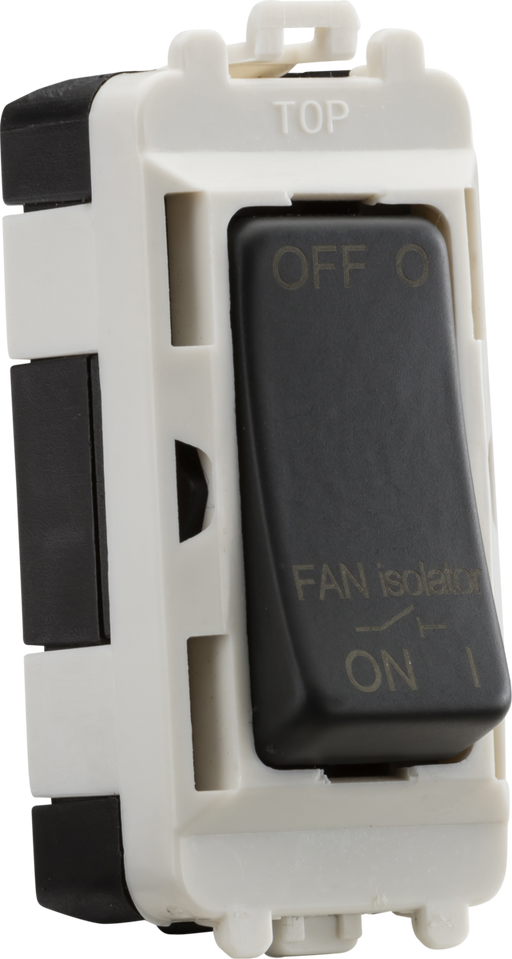 Knightsbridge GDM020AT 10A Fan Isolator Module - anthracite  Sparks Warehouse - Sparks Warehouse
