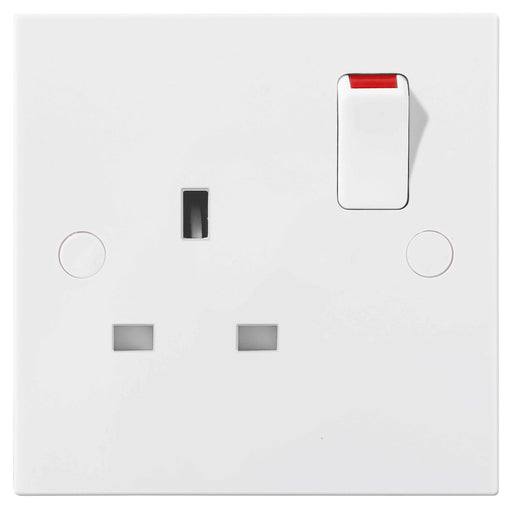 BG Nexus 921DP 13A 1 Gang Double Pole Switched Socket - BG - sparks-warehouse