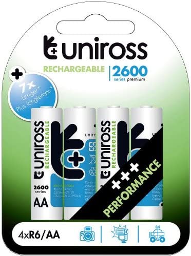UNIROSS - UNIROSS LITHIUM ICR18650 3.7V 2600 FT