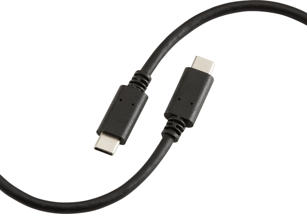 Knightsbridge AVCC15 1.5m 60W USB-C to USB-C Cable - Black  Sparks Warehouse - Sparks Warehouse