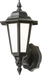 Knightsbridge LANT1BKP IP54 8W LED Wall Lantern with Daylight Sensor - Black Outdoor Wall Light Knightsbridge - Sparks Warehouse