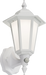 Knightsbridge LANT1WP 230V IP54 8W LED Wall Lantern with Photocell Sensor - White  Sparks Warehouse - Sparks Warehouse