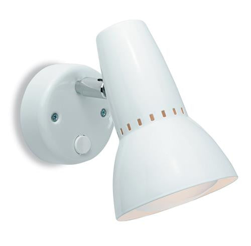 Firstlight 5521WH Lynx 100 Single Spot (Switched) - White - Firstlight - sparks-warehouse