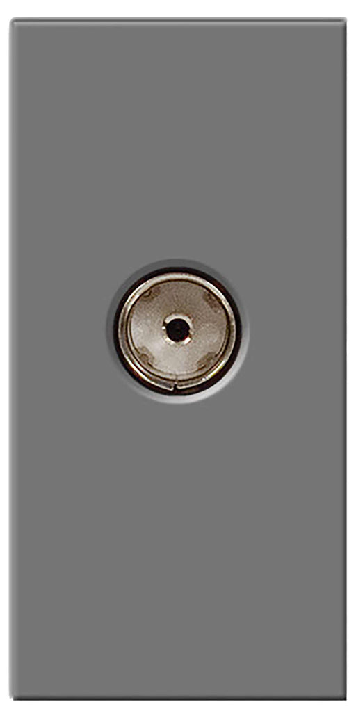 BG EMTVFG Screened Co-Axial IEC Female Grey Module (25 X 50mm) - BG - sparks-warehouse