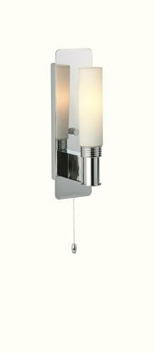 Firstlight 5753CH Spa Single Wall Light (Switched) - Chrome with Opal Glass - Firstlight - sparks-warehouse
