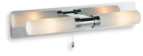 Firstlight 5754CH Spa 2 Light Wall (Switched) - Chrome with Opal Glass - Firstlight - sparks-warehouse