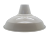 09033 Industrial White Light Shade 305mm Diameter With 40mm Hole Lampfix - Sparks Warehouse