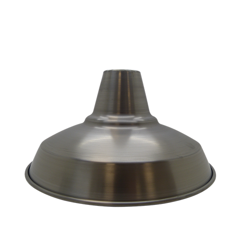 09076 Industrial Steel Light Shade 305mm Diameter With 40mm Hole Lampfix - Sparks Warehouse