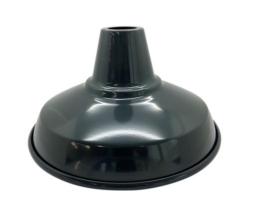 09104 Industrial Anthracite Grey Light Shade 305mm Diameter With 40mm Hole Lampfix - Sparks Warehouse