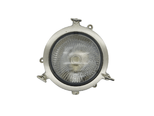 09309 Solid Brass Porthole Mini Bulkhead - Satin Nickel Navigator Range of Marine Bulkheads Lampfix - Sparks Warehouse