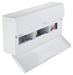 BG CFUD0010 10 Way Flexible Dual RCD Metal Consumer Unit - 16 Module - BG - Sparks Warehouse