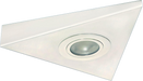 Knightsbridge STI01W IP20 Mini Triangular Under Cabinet Fitting in White ML Knightsbridge - Sparks Warehouse