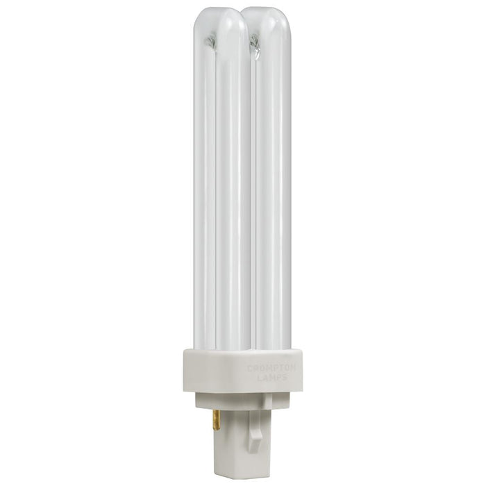 Crompton CLD13SCW - CFL Double Turn D Type 13W 4000K G24d-1 2-Pin CFL Double Turn D Type Crompton - Sparks Warehouse