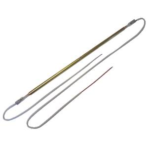 Infrared 1500w 240v SK15s Victory Lighting Gold Light Space Heater Light Bulb With 240mm Leads Infra Red Bulbs Victory  - Easy Lighbulbs