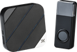 Knightsbridge DC012 Wireless Plug In Door Chime - Black (150M Range) Door Bells Knightsbridge - Sparks Warehouse